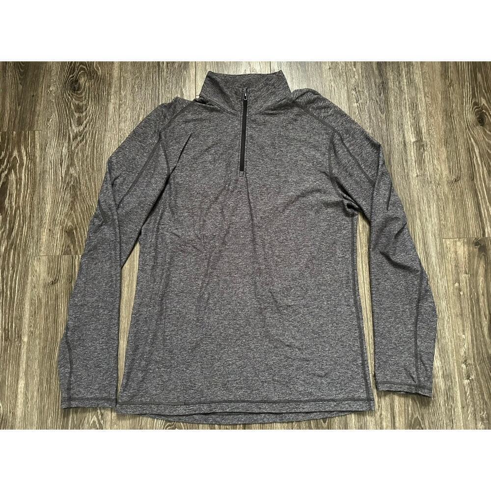 Lululemon Surge Warm 1/2 Zip *Silver Heathered Dark Slate XL